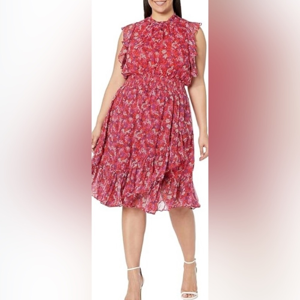 Draper James Kacey Faux Wrap Dress Size XL